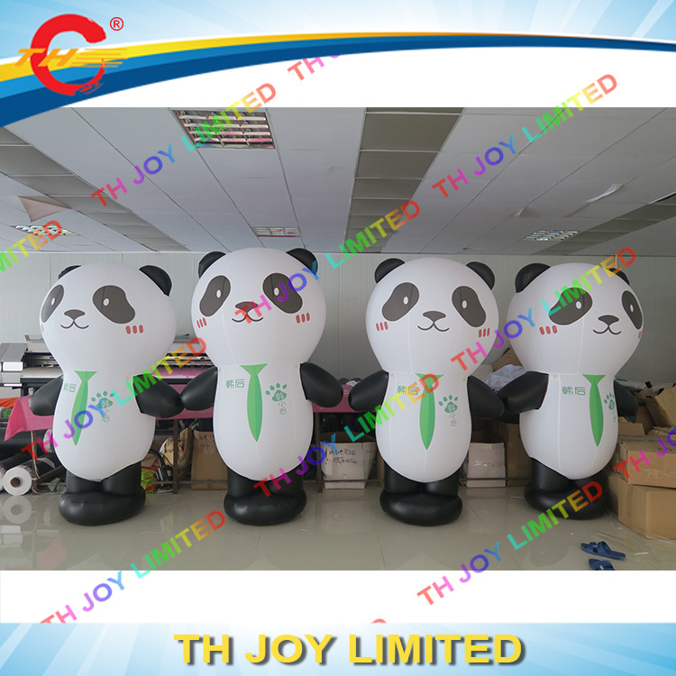 各种充气大熊猫充气卡通 国宝充气气模卡通可爱熊猫公仔气模