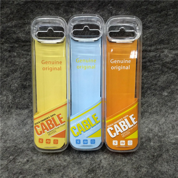 新款现货适用于USB数据线水晶盒通用包装工厂直销大量现货批发