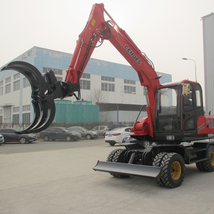 SD90-LS型拾桩机 木材拾桩机  轮胎液压四驱拾装机价格