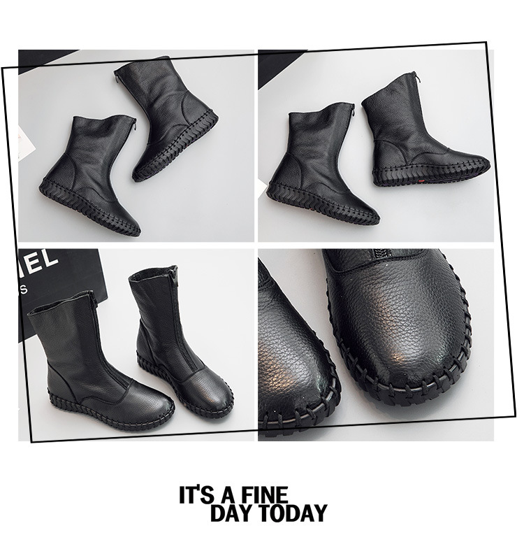 Bottes femme en En cuir - Ref 3354787 Image 38