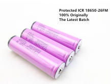 三星18650 2600mah26f/fm/jm 3.7v带保护板锂电池 手电筒锂电池