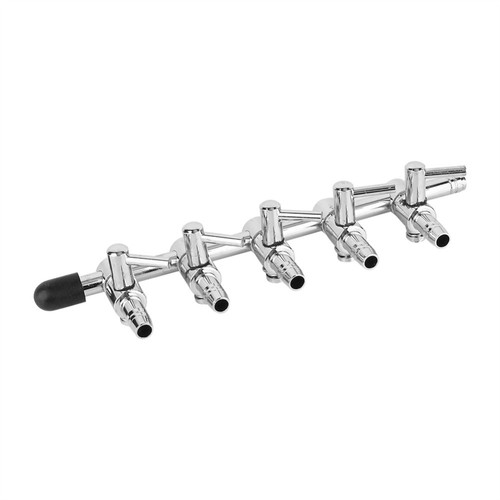 Fish tank oxygen pipe stainless steel distributor metal air volume regulating valve aquarium oxygen pump air regulating valve