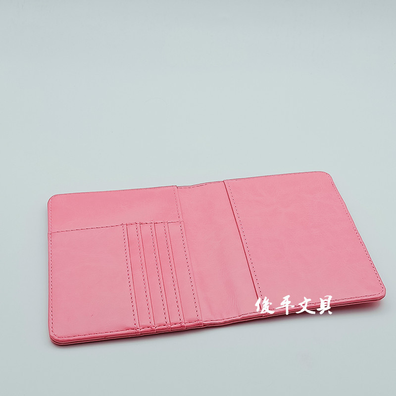 RFID passport cover PU travel passport card holder multifunctional and practical foldable document holder passport