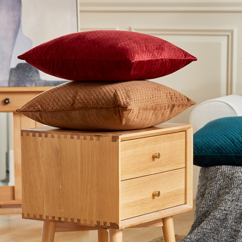 Velvet pillow Sofa cushions Pillow Pillowcase Excluding Manufactor Direct selling customized
