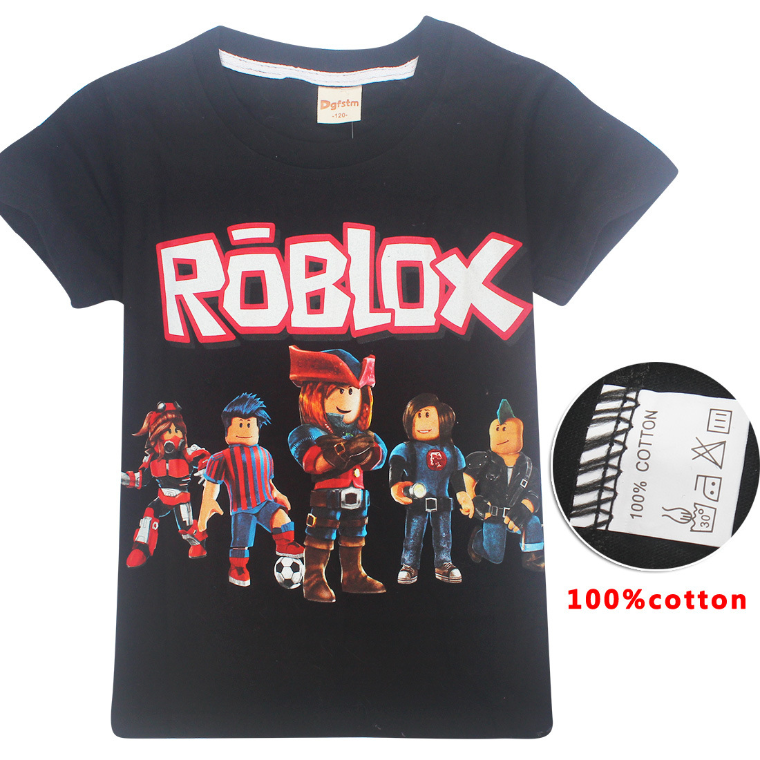 2019 Summer Kids Boys 3d Game Roblox Short Sleeve T Shirts Tops 6