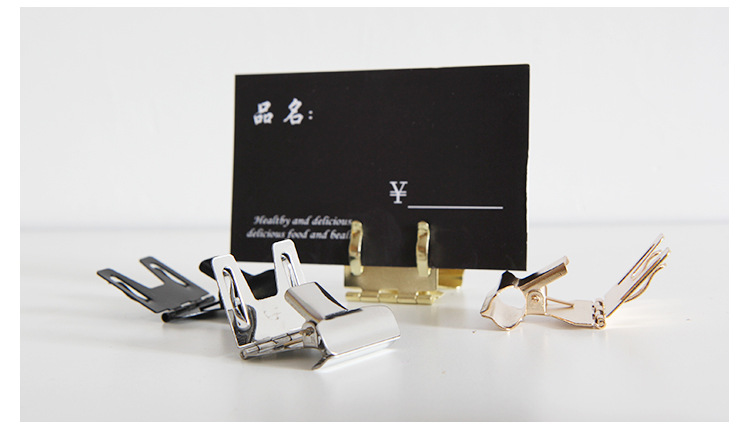 金属标签夹,翼型夹,标价夹,价签牌