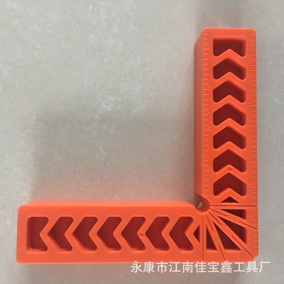 工厂直供90度直角定位夹直角辅助定位器塑料角尺4寸|ms