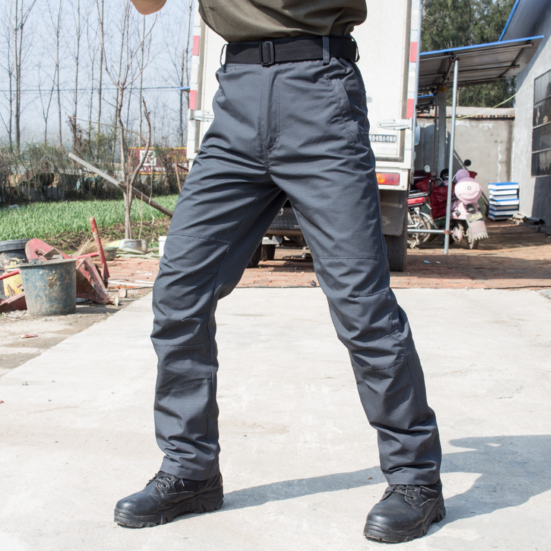 Pantalones tácticos de tela a cuadros transfronterizos Pantalones de camuflaje impermeables Pantalones de entrenamiento al aire libre Pantalones de trabajo