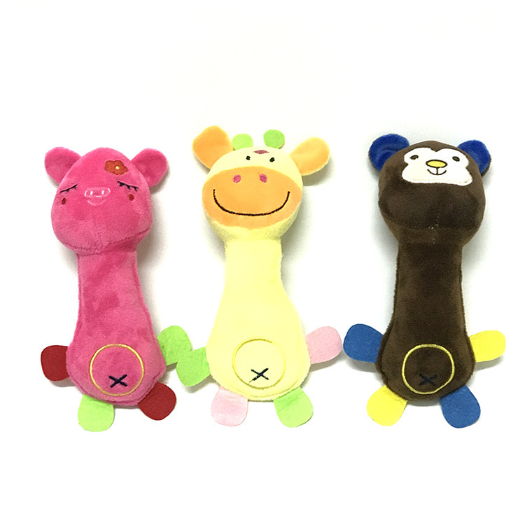 卡通動物寵物玩具寵物毛絨發聲玩具狗狗磨牙發聲玩具