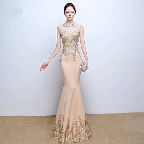 Evening Dresses cocktail party banquet dress vestido de banquete de cóctel Party evening dress long women party performance dress party