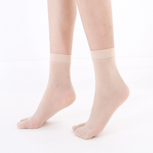 Two-finger clip-on socks, breathable men's and women's short stockings, two-toe socks, split-toe socks, five-toe socks, thin nylon clog socks
