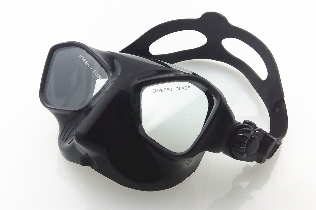 超酷钢化玻璃潜水镜 潜水面镜 硅胶潜水眼镜 黑色近视潜水镜 批发-阿里巴巴