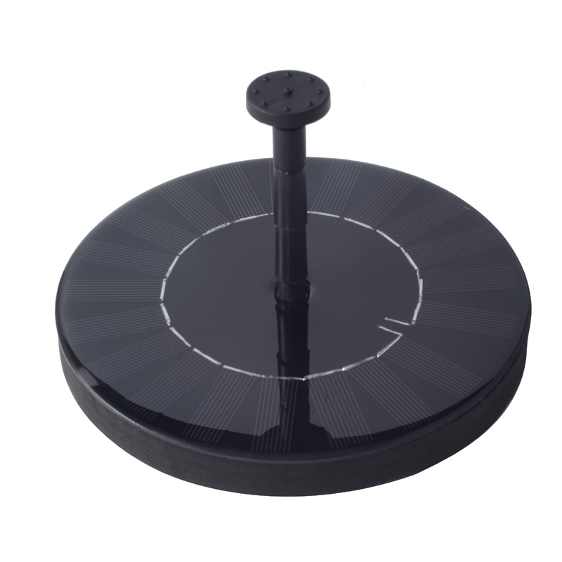 圆形太阳能喷泉喂鸟器  亚马逊跨镜开发包销太阳能喂鸟器 现货