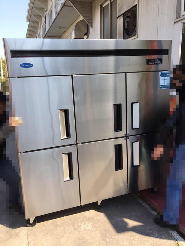 厂家银都QBL6132六门商用酒店厨房冰箱食堂后厨冰柜设备