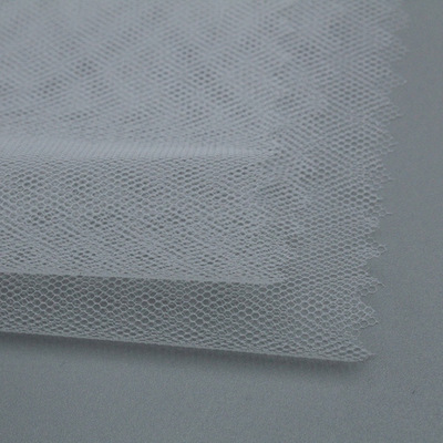 廠家直銷20D錦綸透明網 紗裙細網尼龍六角網紗婚紗網蓬蓬裙網眼布