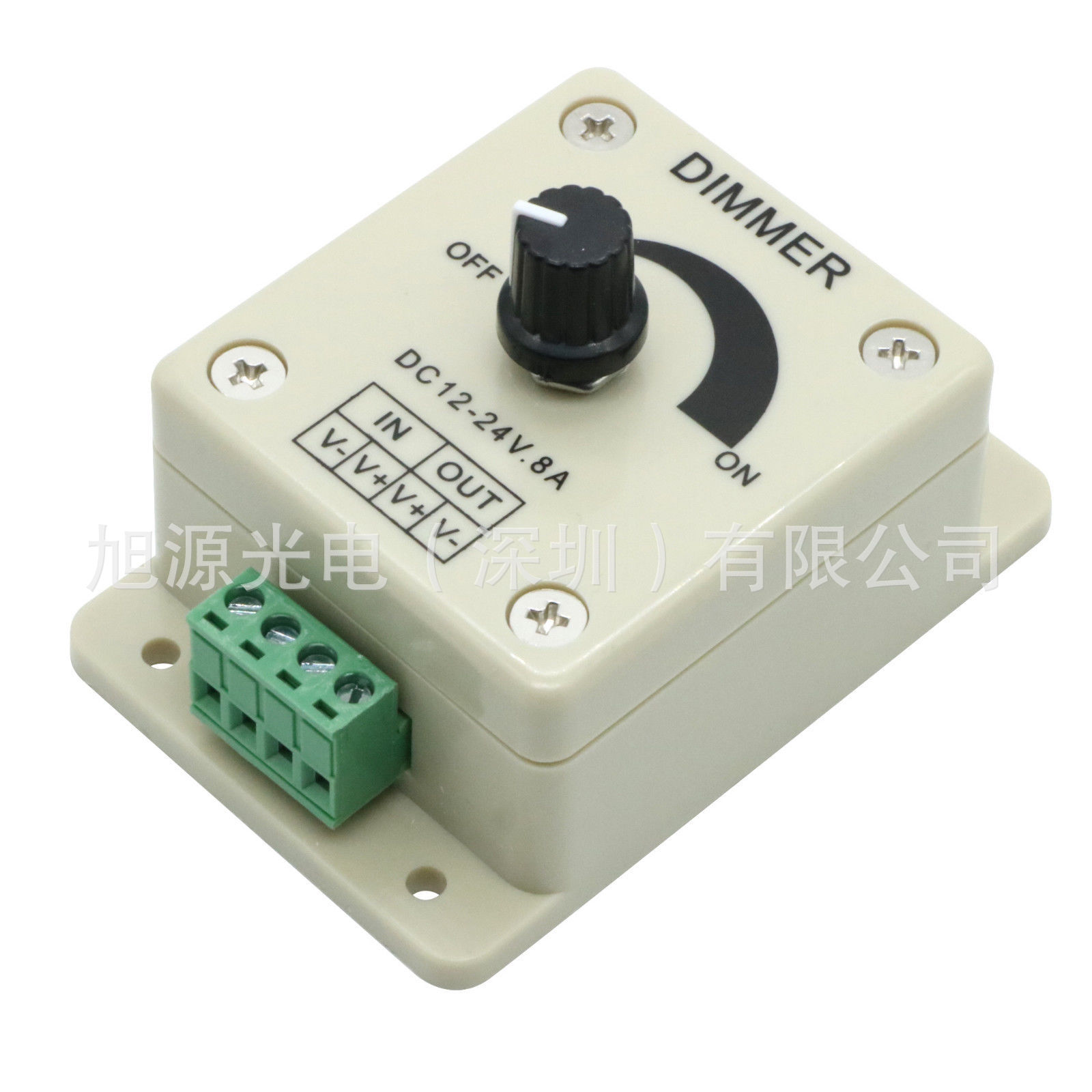 手动旋钮调光器 8A LED单色塑料开关12-24V led灯条灯带调光器-阿里巴巴