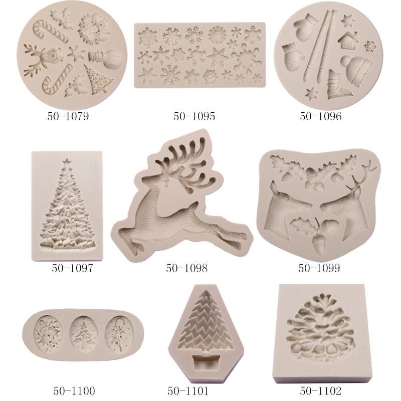 Christmas Tree Fondant Cake Mold Image 2