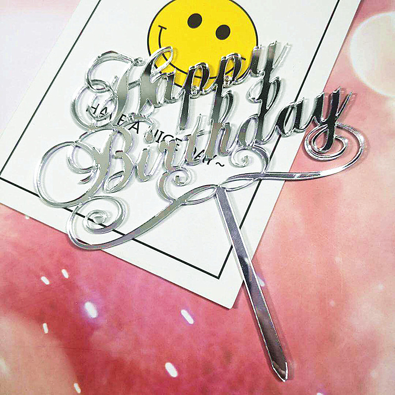 Birthday Letter Arylic Party Cake Decorating Supplies display picture 3