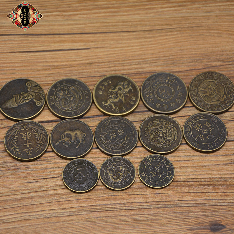 宏達銅器 直銷批發純銅大中小號銅板仿古錢幣銀元