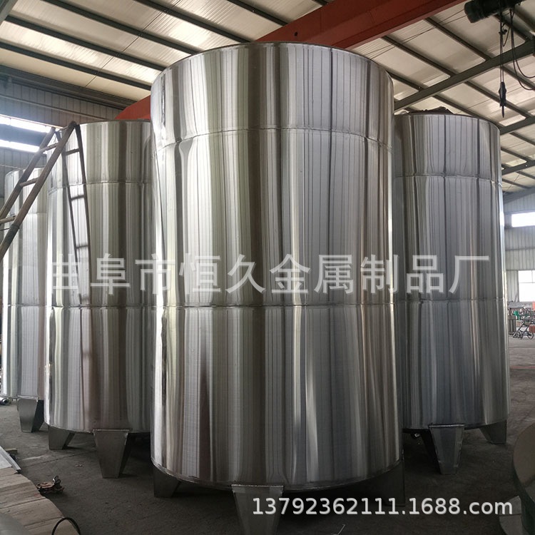 不锈钢白酒罐的优点 储罐制造厂 钢铝容器加工不锈钢储酒罐价格