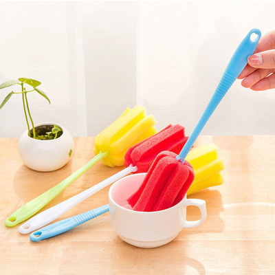 Home Water cup teacup gift Bottle Brush sponge clean Kitchen Brush Daily Housework Cup Brush General merchandise Manufactor