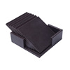 square Leatherwear Coaster Tea cup mat Business coaster coffee Coaster goods in stock Plans to customize