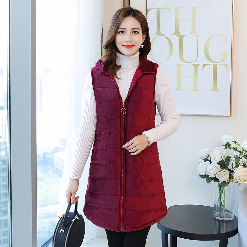 Gilet femme en Peau de pêche - Ref 3317833 Image 1