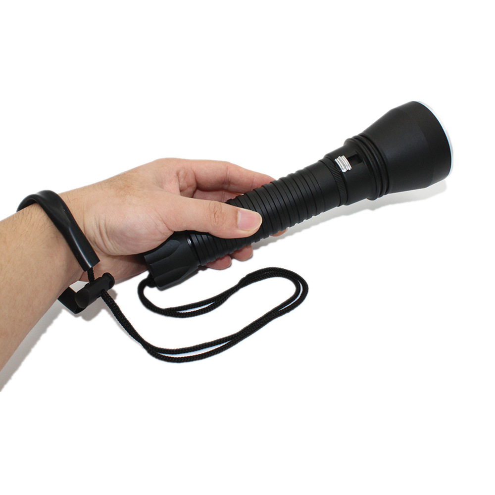 Xhp70 Yellow Light White Light Led Strong Light 26650 Rechargeable Professional Diving Flashlight Magnetically Controlled Sliding Stepless Dimming