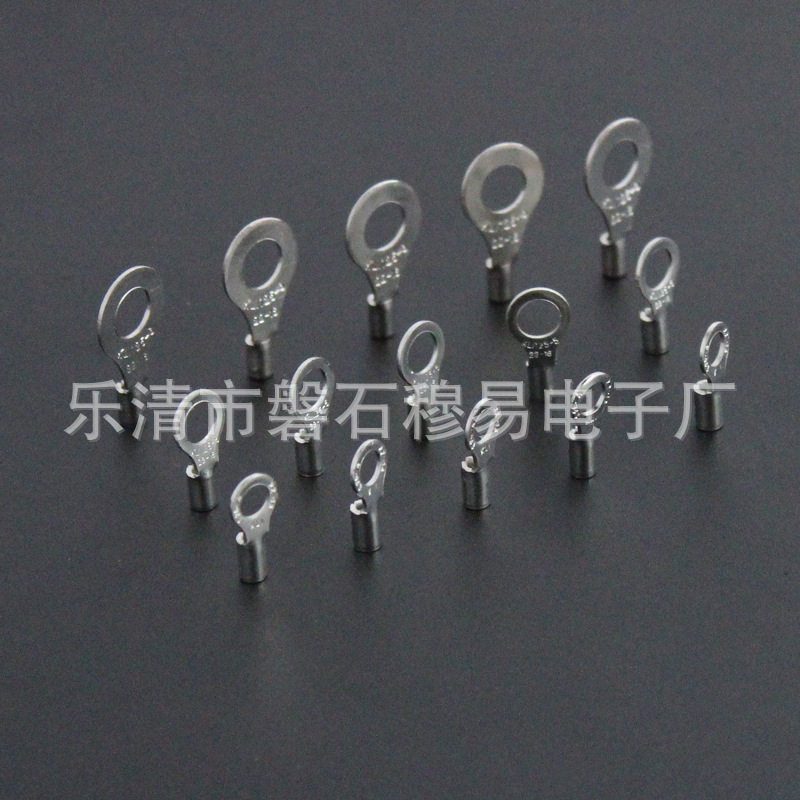 OT冷压接线端子RNBS圆型裸端头OT1.25 -3-4-5-6-8-10紫铜鼻子RNBL