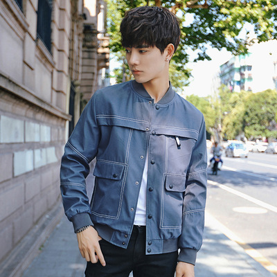 Autumn Men jacket Men's Jacket man Sports jacket Men's Flight Jacket Youth Thin section Baseball