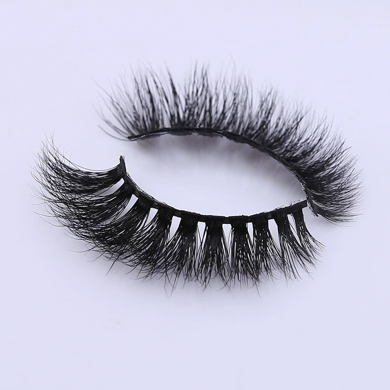 Long dense three dimensional false eyelashes for eyelashes, 3D, European style