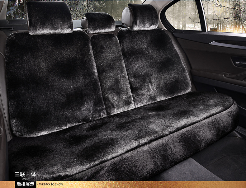 New Car Seat Cover Full Surround Winter Plush Warm Car Seat Cover