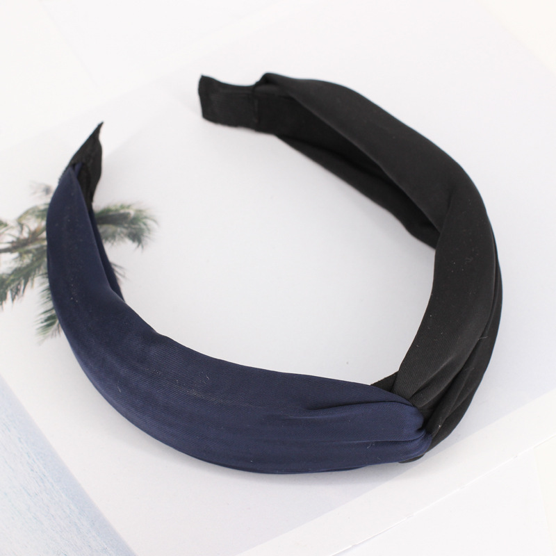 Cross Hair Hoop Spring And Summer Wide Korean Knot Headband display picture 7