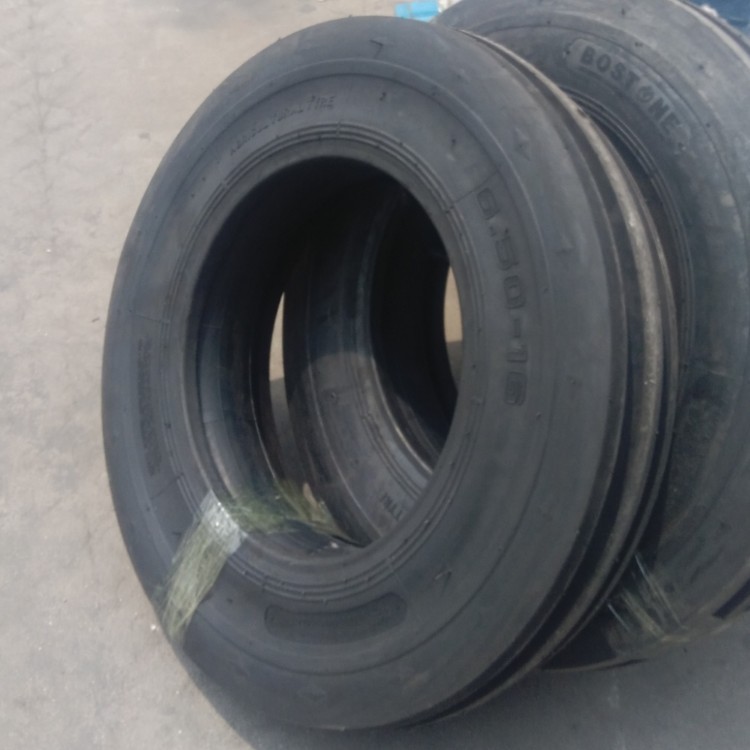 銷售拖拉機前輪胎6.50-16雙溝7.50-16前輪胎8PR加厚耐磨全新熱賣