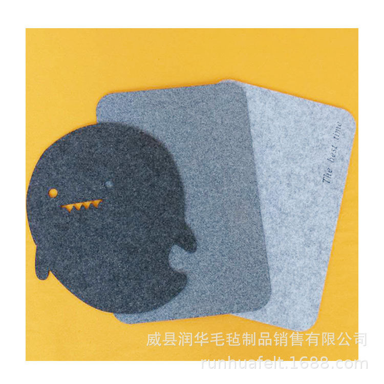 high-grade felt Mouse pad non-slip wear-resisting mouse Dedicated May add logo And text Support customized