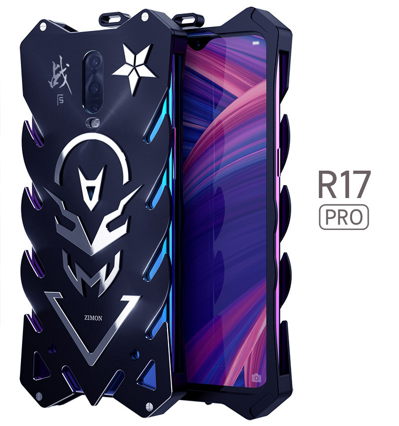 SIMON New THOR II Aviation Aluminum Alloy Shockproof Armor Metal Case Cover for OPPO R17 Pro & OPPO R17