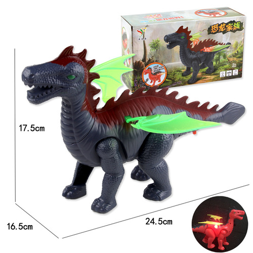 Children's Electric Dinosaur Sound Music Electric Simulated Dinosaur Collection Simulated Animal Model Street Stall Hot Selling Wholesale