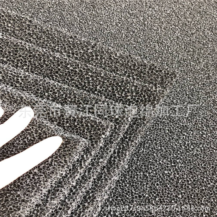 定做 黑色1*2M*25MM片材 下水道除臭清洁海绵片材 可加活性炭