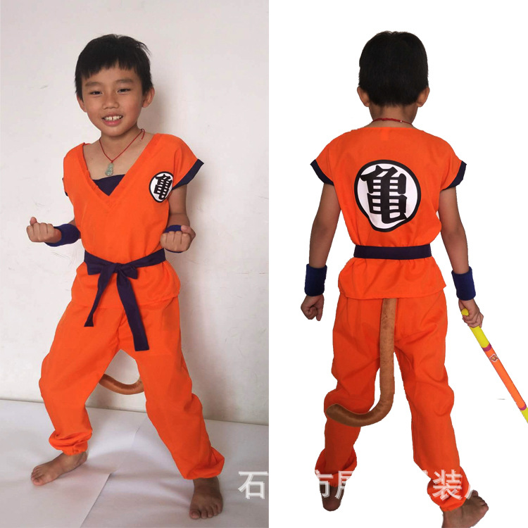 七龙珠悟空服装cosplay儿童成人龟派练功服万圣节表演演出服童装 热销商品 询价宝