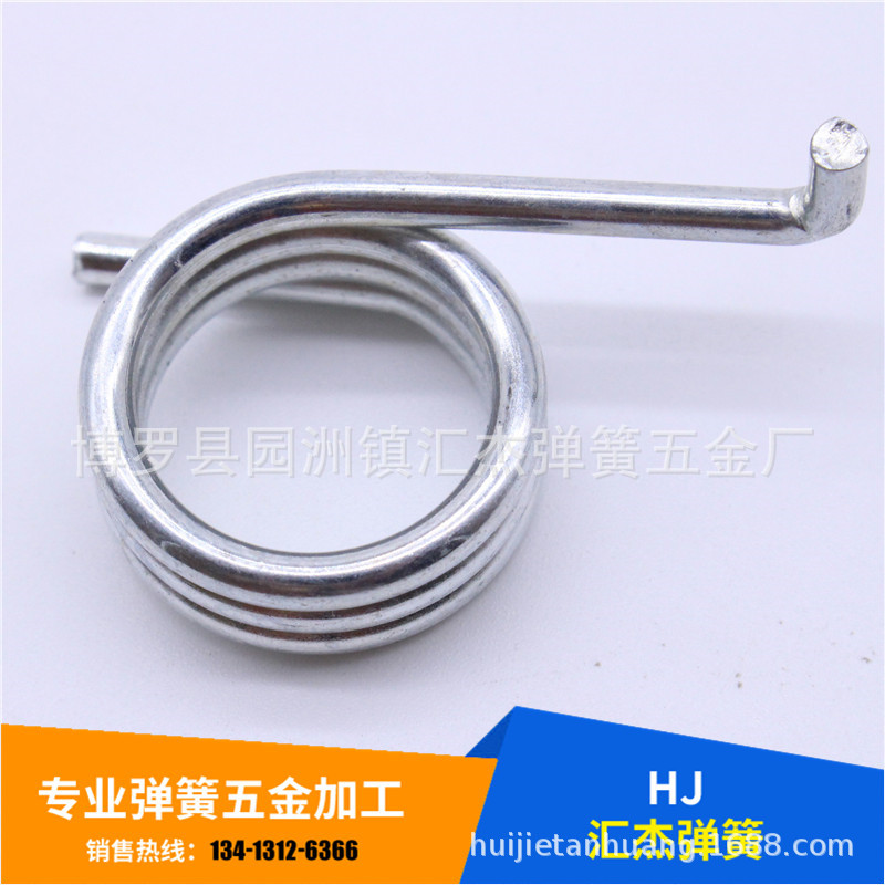 厂家定制精密螺旋扭转弹簧 不锈钢洗衣机双扭簧 筒灯弹簧来图定制