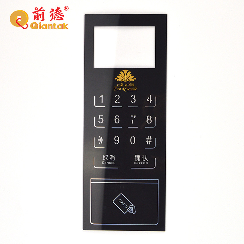 Manufactor customized Silk screen Acrylic panel PMMA Lens Security Acrylic panel