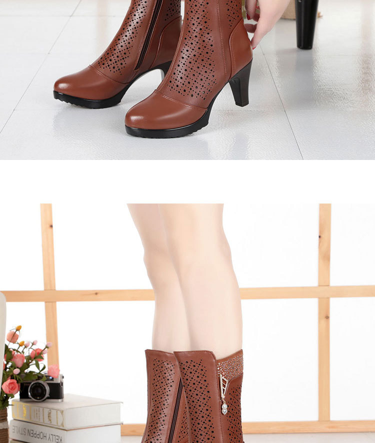 Bottes femme GRUE en En cuir - Ref 3354934 Image 27