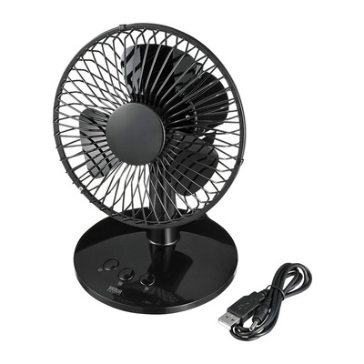 Shock the USB Fan USB-Hubc1bk Sanwa Supply CC-9058