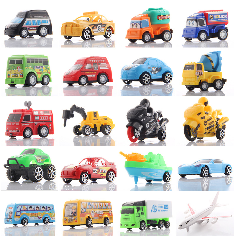 热卖回力车儿童玩具迷你小车卡通塑料车模型益智赠品厂家现货批发|ms