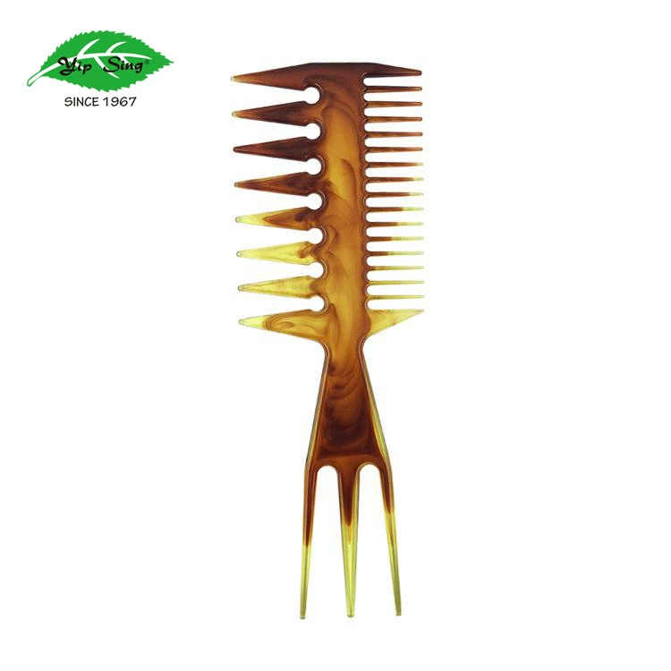 Yesheng Factory Гребень «Три в одном» Расческа для окрашивания краской Пластиковая расческа Прямая расческа в форме трезубца Расческа для перегородок