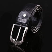 男士休闲腰带商务裤带百搭纹路皮带超纤针扣皮带耐磨耐刮厂家批发