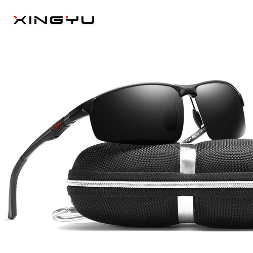 New Aluminum Magnesium Sunglasses Men's Polarized Glasses Personalized Trendy Sunglasses Driver Driving Mirrors Wholesale 3121