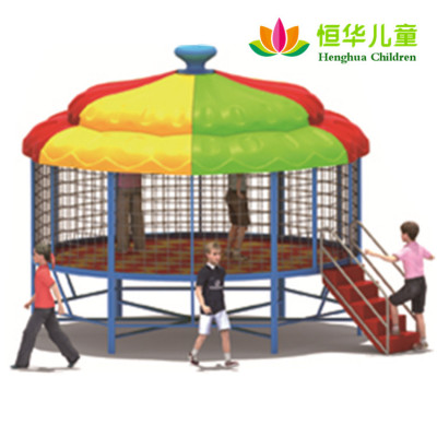 children Playground Equipment Trampoline kindergarten outdoors Toys Park square Entertainment RIZ-ZOAWD children Trampoline Manufactor