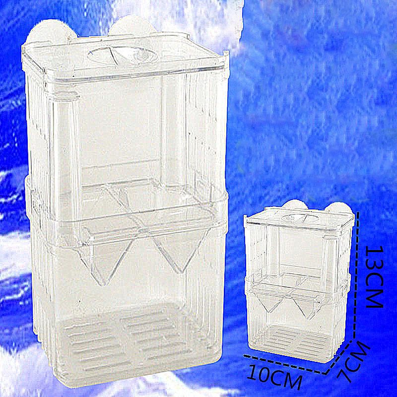 Isolation Box Guppy Incubation Box Betta Isolation Box breed Cultivation Fry Hatch Multiplication fish tank