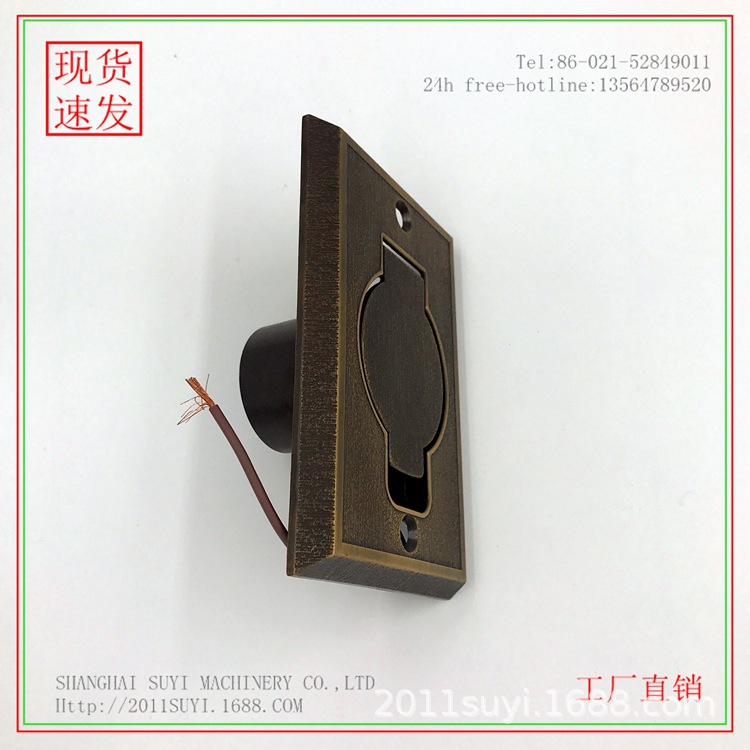 伊莱克斯BEAM霍尼韦尔维家福中央除尘系统器墙地吸口 仿铜面板阀